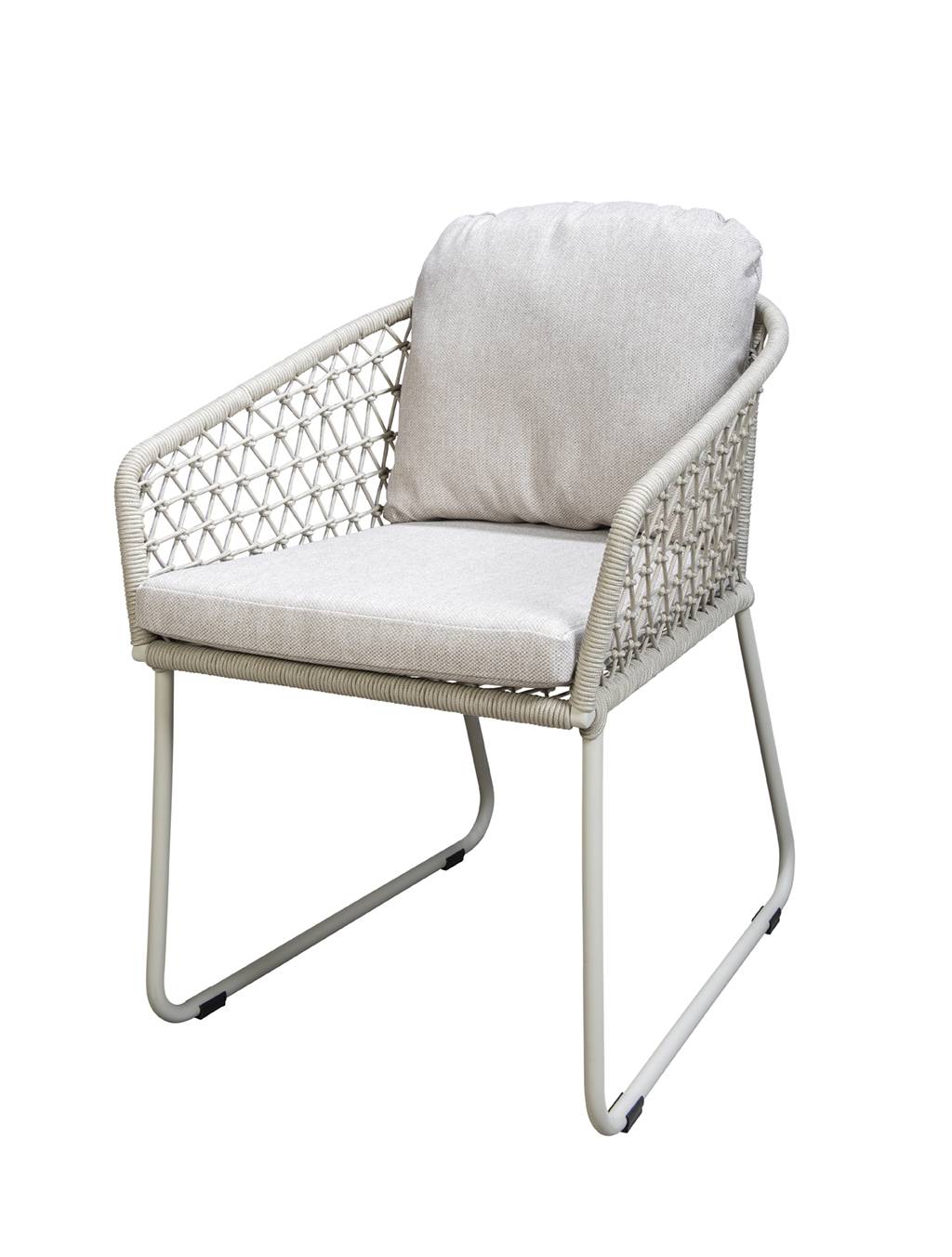 YOI | Bara | Esszimmerstuhl | Aluminium - Rope | salix