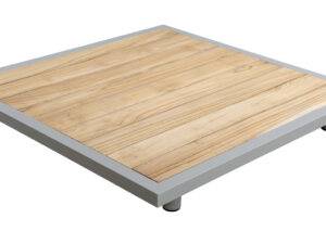 YOI | Vallon | Couchtisch | Aluminium - Teak | salix