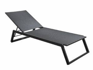 YOI | Mizu | Stapelliege | Aluminium - textilene | schwarz