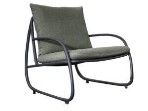 YOI | Youkou | Loungesessel | Aluminium - Olefin | schwarz