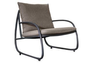 YOI | Youkou | Loungesessel Alu | Aluminium - Olefin | schwarz