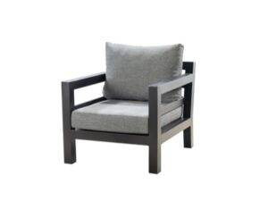YOI | Midori | Loungesessel | Aluminium | dunkelgrau
