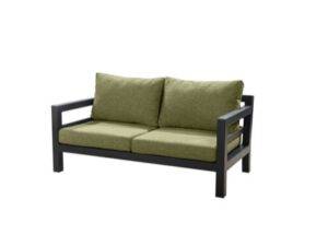 YOI | Midori | Sofa 2-Sitzer | Aluminium | emerald green