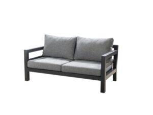 YOI | Midori | Sofa 2-Sitzer | Aluminium | dunkelgrau