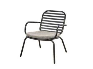 YOI | Tomo | Loungesessel | Aluminium | schwarz