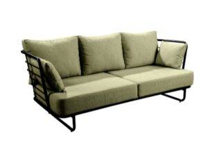 YOI | Taiyo | Sofa 3-Sitzer | Aluminium | Emerald green