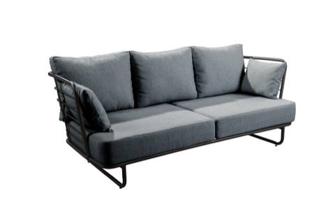 YOI | Taiyo | Sofa 3-Sitzer | Aluminium | panther black
