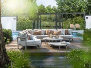 YOI | Hoshi | Set 2 * Niere, 1 * Chaiselongue, 1 * Mitte + 1 * CT-Niere + CT-Oval | Aluminium | salix