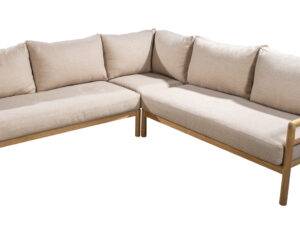 YOI | Maré | Eckset Chaiselongue links + rechts + Ecke | Teak | teak