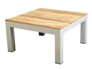 YOI | Midori | Couchtisch quadratisch | Aluminium - Teak | salix