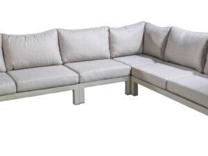 YOI | Midori | Eckset Insel XL ohne Couchtisch | Aluminium