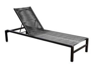 YOI | Ishi | stapelbare Liege | Aluminium | Rope | schwarz