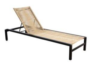 YOI | Ishi | stapelbare Liege | Aluminium - Rope | schwarz