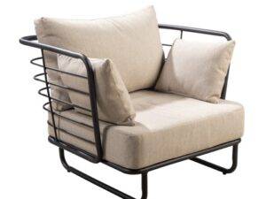 YOI | Taiyo | Loungesessel | Aluminium | Flax beige