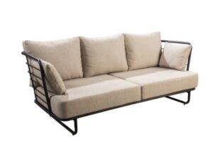YOI | Taiyo | Sofa 3-Sitzer | Aluminium | Flax beige