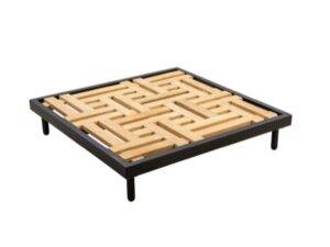 YOI | Natsu | Kaffee L | Aluminium - Teak | schwarz