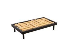 YOI | Natsu | Kaffee S | Aluminium - Teak | schwarz