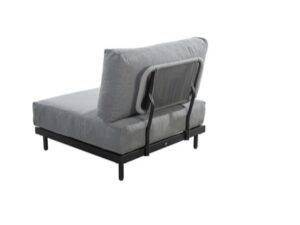 YOI | Natsu | Loungesessel | Aluminium - Rope | schwarz