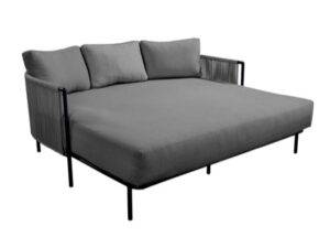 YOI | Umi | Daybed | Aluminium - Rope | schwarz