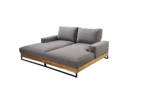 YOI | Yasashii | Diwan-Set 1 x Diwan links + rechts | Aluminium - Teak | teak