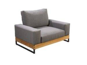 YOI | Yasashii | Loungesessel | Aluminium - Teak | teak